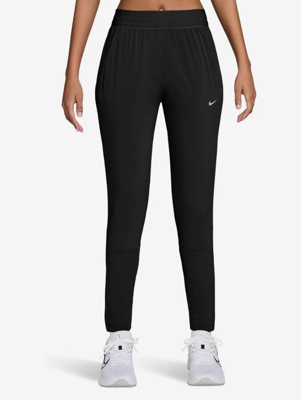 Nike Pro Dri-FIT Black Mid Rise Full Length Training Leggings NWT Size M Active